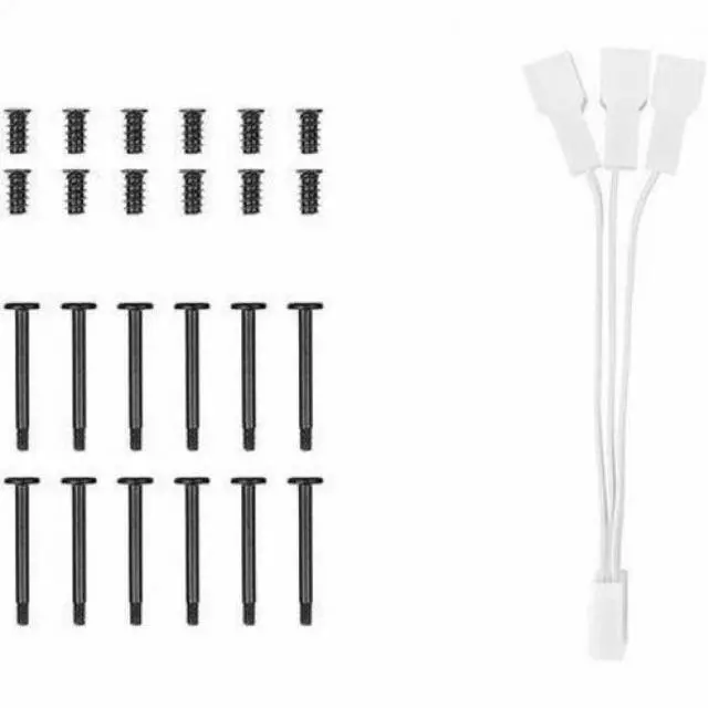 Alt view image 4 of 9 - Thermaltake LE120 ARGB PWM Fan White (3 Pack)