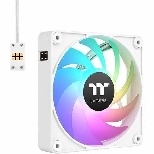 Alt view image 9 of 12 - Thermaltake CT120 EX ARGB Sync Cooling Fan 3 Pack CLF190PL12SWA