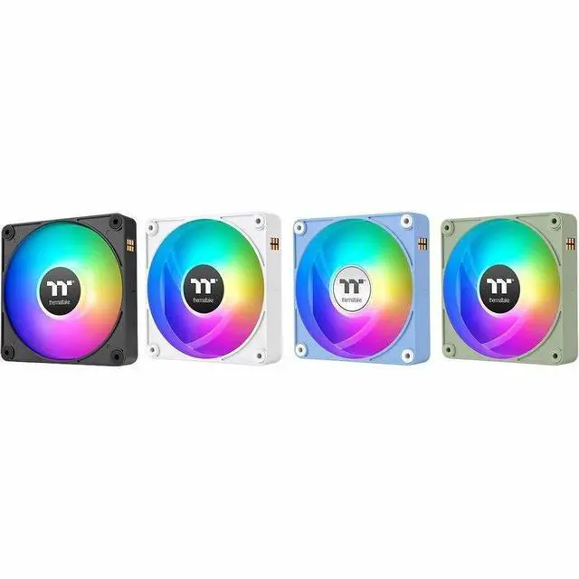 Alt view image 9 of 13 - Thermaltake CT120 EX Reverse ARGB Sync PC Cooling Fan Hydrangea Blue, 3 Pack