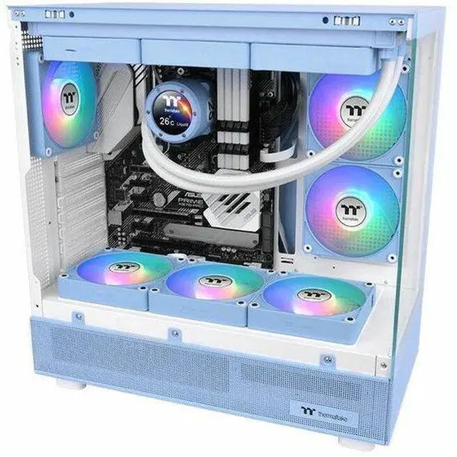 Alt view image 10 of 13 - Thermaltake CT120 EX Reverse ARGB Sync PC Cooling Fan Hydrangea Blue, 3 Pack
