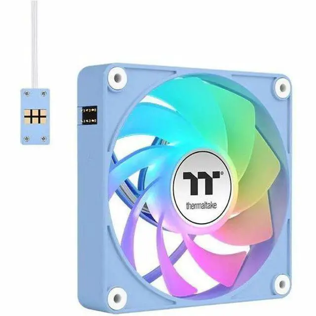Alt view image 11 of 13 - Thermaltake CT120 EX Reverse ARGB Sync PC Cooling Fan Hydrangea Blue, 3 Pack