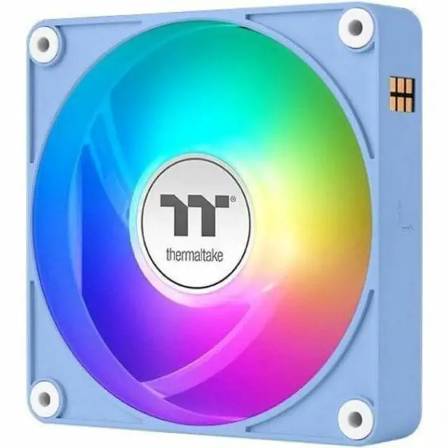 Alt view image 13 of 13 - Thermaltake CT120 EX Reverse ARGB Sync PC Cooling Fan Hydrangea Blue, 3 Pack