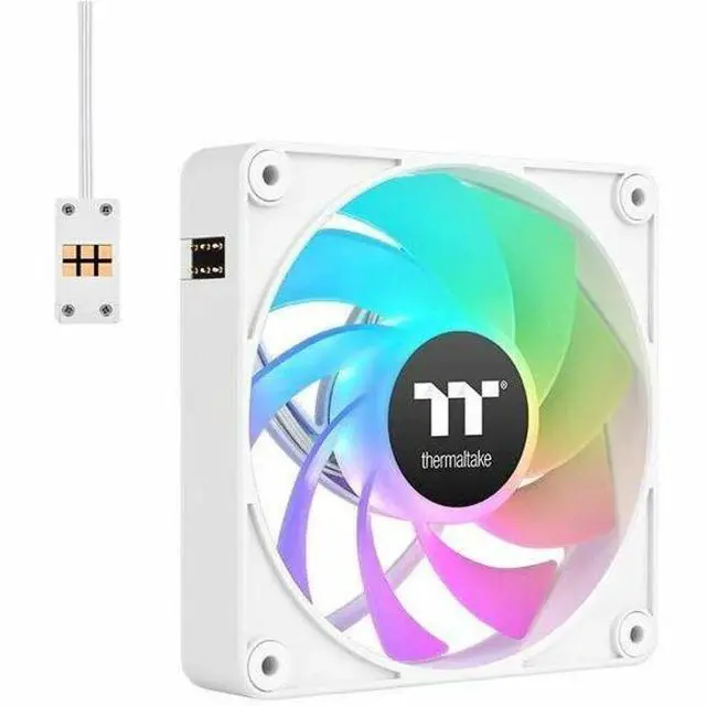 Alt view image 10 of 13 - Thermaltake CT120 EX Reverse ARGB Sync PC Cooling Fan White, 3 Pack