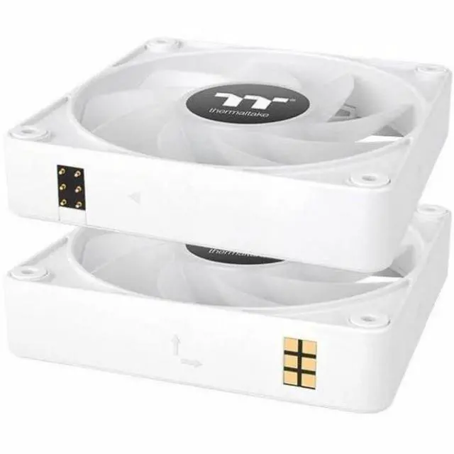 Alt view image 11 of 13 - Thermaltake CT120 EX Reverse ARGB Sync PC Cooling Fan White, 3 Pack