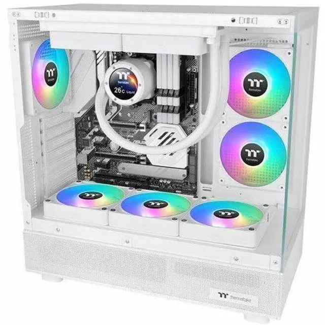 Alt view image 8 of 13 - Thermaltake CT140 EX ARGB Sync PC Cooling Fan White, 3 Pack, CL-F191-PL14SW-A