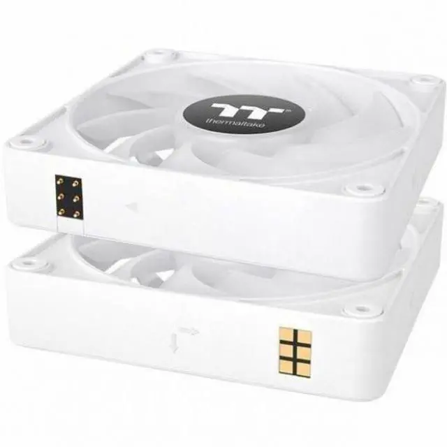 Alt view image 9 of 13 - Thermaltake CT140 EX ARGB Sync PC Cooling Fan White, 3 Pack, CL-F191-PL14SW-A