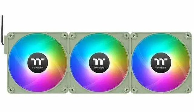 Alt view image 11 of 14 - Thermaltake CT140 EX ARGB Sync PC Cooling Fan Matcha Green, 3 Pack