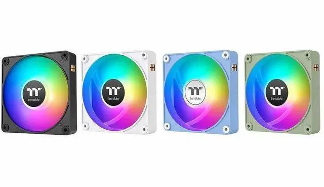 Alt view image 12 of 14 - Thermaltake CT140 EX ARGB Sync PC Cooling Fan Matcha Green, 3 Pack