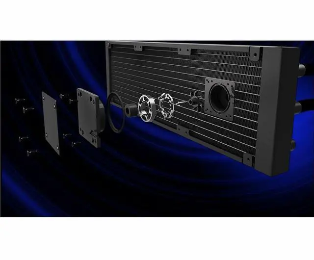 Alt view image 5 of 9 - In Win MR36 Liquid Cooling AIO