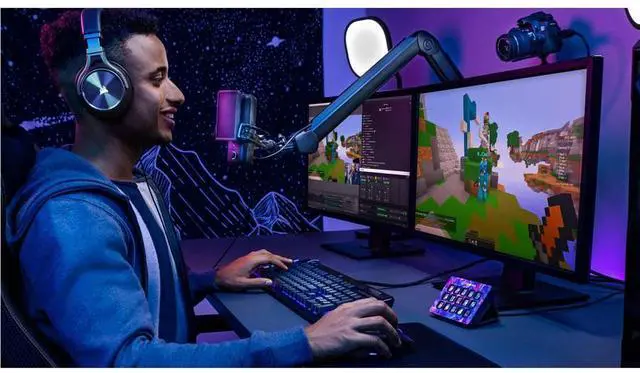 Alt view image 15 of 20 - Elgato Stream Deck MK.2 Keypad with 15 Customizable LCD Keys, White #10GBA9911