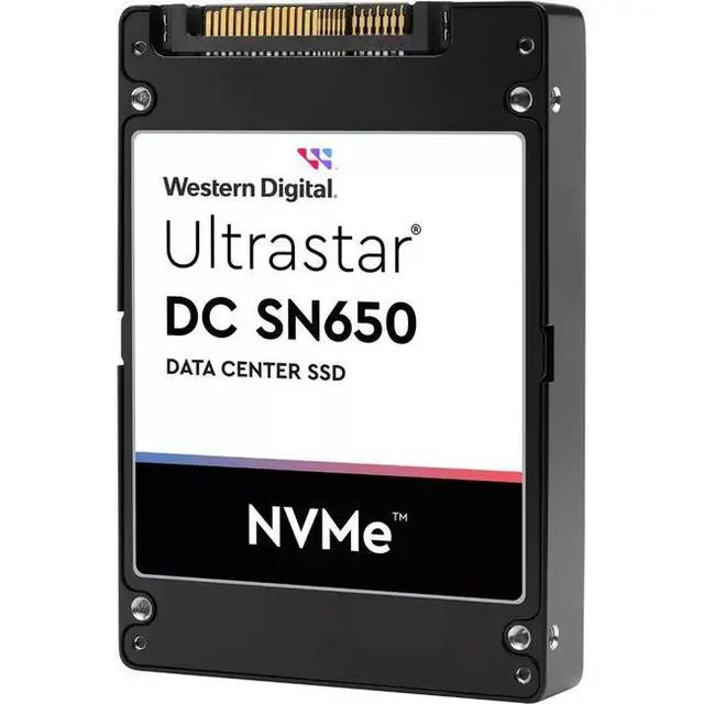 Alt view image 2 of 3 - WD DC SN650 WUS5EA1A1ESP5E1 15.36 TB Solid State Drive 2.5" Internal PCI Express NVMe PCI Express NVMe 4.0