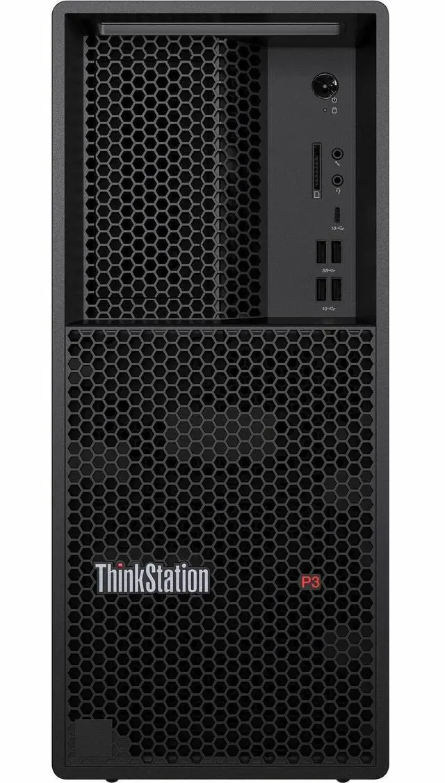 Alt view image 6 of 7 - Lenovo ThinkStation P3 Gen 2 30HT004LUS Workstation - Intel Core Ultra 9 285 - 32 GB - 1 TB SSD - Windows 11 Pro -NVIDIA RTX 2000 Ada Generation 16 GB - DVD-Writer - Gigabit Ethernet - Wireless LAN