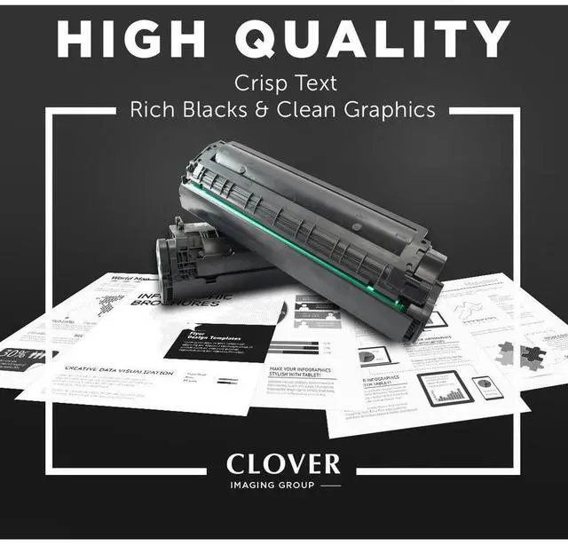 Alt view image 7 of 9 - Clover ufactured High Yield Toner Cartridge for Dell S2830 200902P