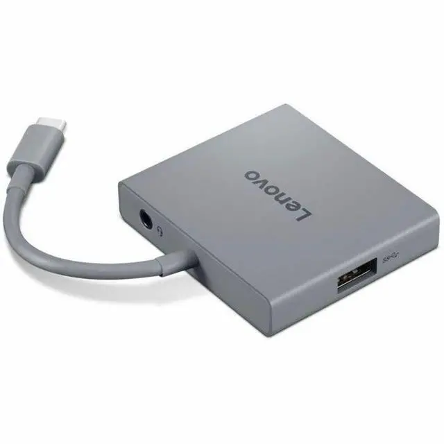 Alt view image 11 of 14 - Lenovo USB-C 4 in 1 Travel Hub Gen2