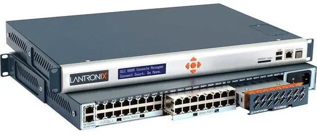 Alt view image 4 of 5 - Lantronix SLC81161201S Slc 8000 - Console Server - 16 Ports - 10Mb Lan, 100Mb Lan, Rs-232 - 1U - Rack-Mountable