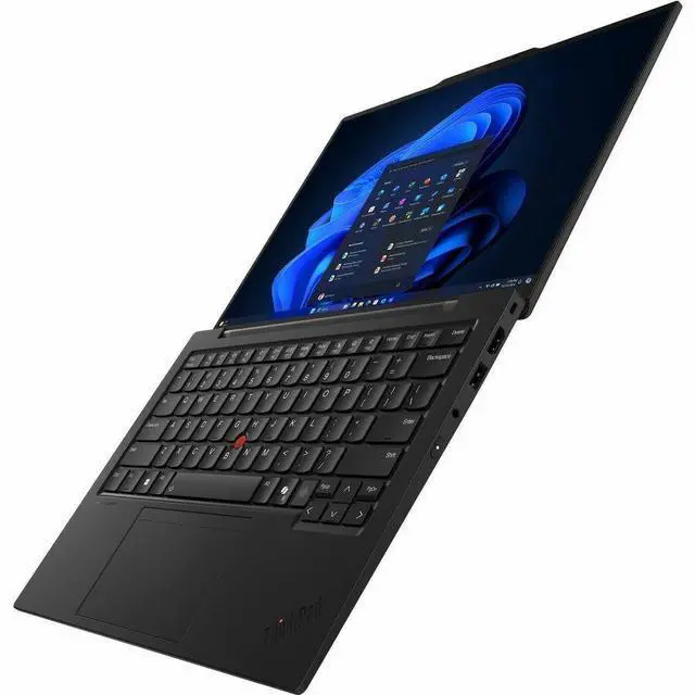 Alt view image 6 of 7 - Lenovo ThinkPad X1 Carbon Gen 13 21NX005LUS 14" Touchscreen Ultrabook - Intel Core Ultra 7 265U - 32 GB - 1 TB SSD - Windows 11 Pro - Webcam - Wi-Fi 6E - Black Paint