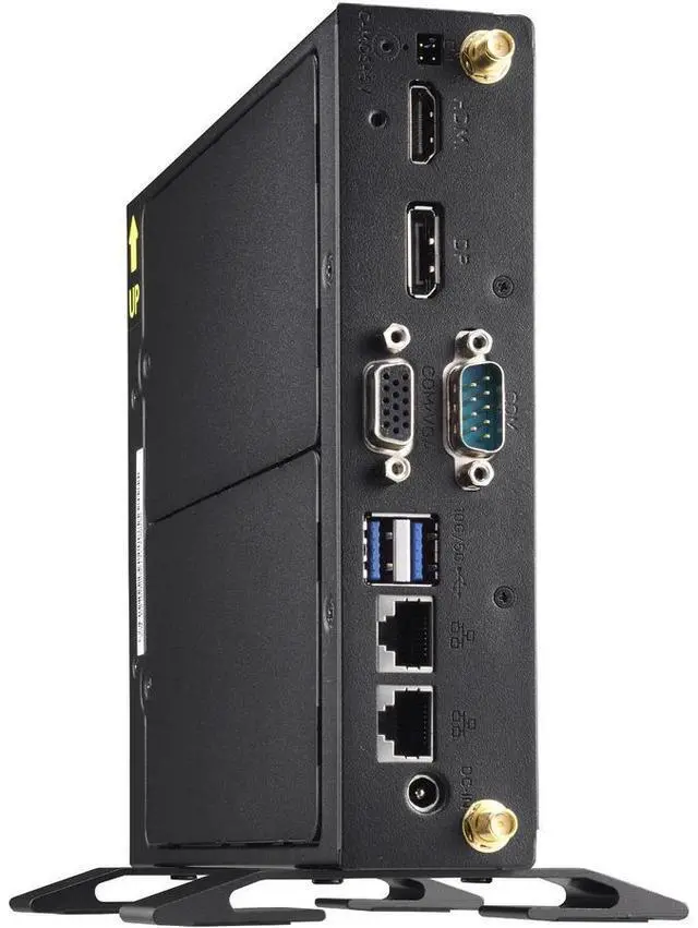 Alt view image 3 of 8 - Shuttle XPC slim DS20U Barebone System - Slim PC - Socket BGA-1528 - 1 x Processor Support - Celeron 5205U 1.90 GHz Dual-core (2 Core) - Intel Chip - 64 GB DDR4 SDRAM DDR4-3200/PC4-25600 Maximum RAM S
