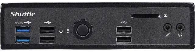 Alt view image 6 of 8 - Shuttle XPC slim DS20U Barebone System - Slim PC - Socket BGA-1528 - 1 x Processor Support - Celeron 5205U 1.90 GHz Dual-core (2 Core) - Intel Chip - 64 GB DDR4 SDRAM DDR4-3200/PC4-25600 Maximum RAM S