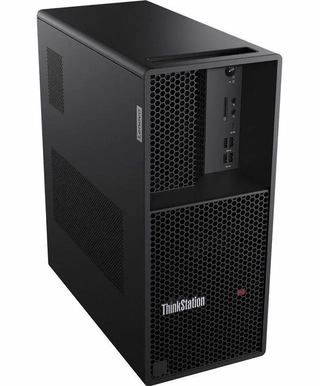 Alt view image 5 of 8 - Lenovo ThinkStation P3 Gen 2 30HT006TUS Workstation - Intel Core Ultra 9 285 - 32 GB - 1 TB SSD - Intel W880 Chip - Windows 11 Pro - NVIDIA RTX A1000 8GB - DVD-Writer - Gigabit Ethernet - Wireless LAN