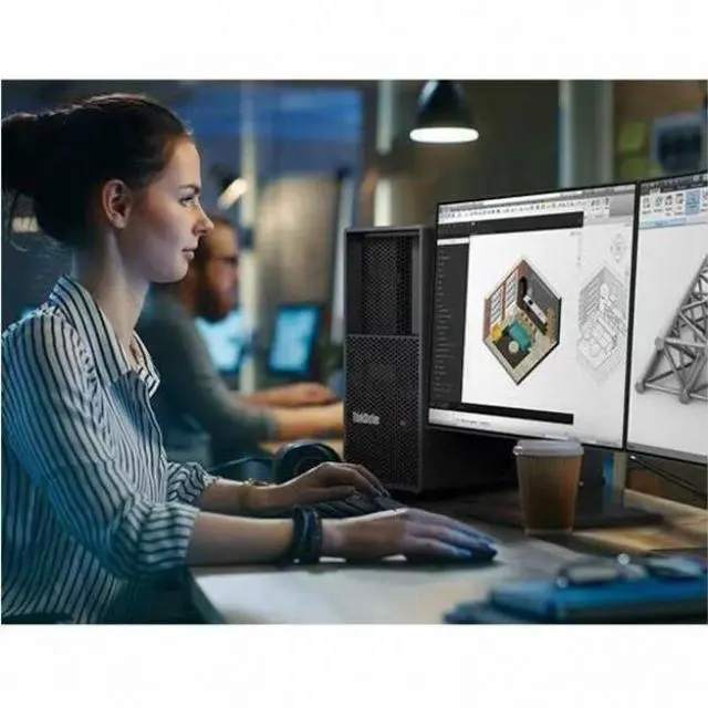 Alt view image 4 of 8 - Lenovo ThinkStation P3 Gen 2 30HT006TUS Workstation - Intel Core Ultra 9 285 - 32 GB - 1 TB SSD - Intel W880 Chip - Windows 11 Pro - NVIDIA RTX A1000 8GB - DVD-Writer - Gigabit Ethernet - Wireless LAN