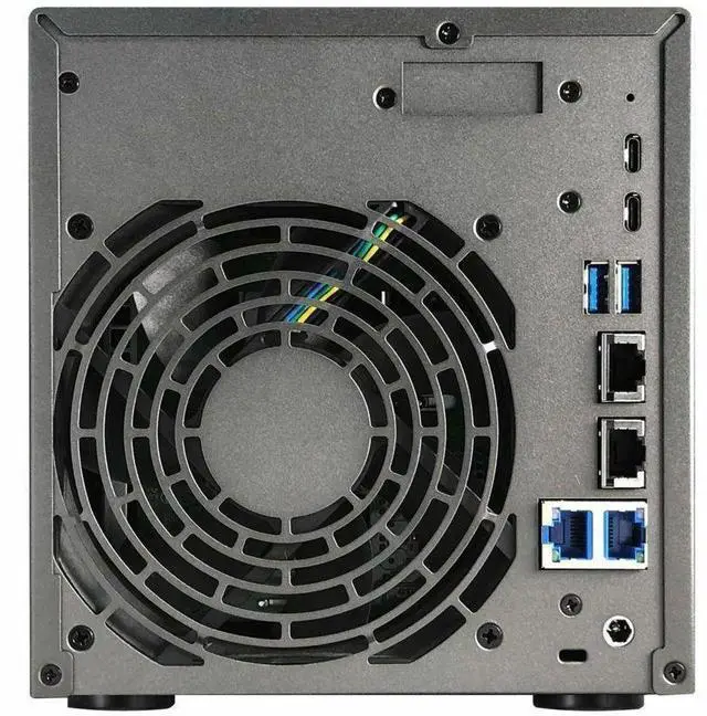 Alt view image 13 of 14 - Asustor Lockerstor 4 Gen3 AS6804T 4 Bay NAS, Quad-Core 2.3GHz CPU, Dual USB 4 Ports, Dual 10GbE Ports, Dual 5GbE Ports, 16G ECC RAM DDR5, Four M.2 SSD Slots (Diskless)