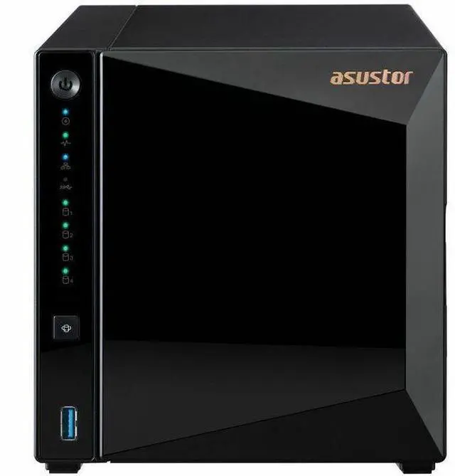 Alt view image 8 of 13 - Asustor AS3304T v2 Drivestor 4 Pro Gen2 4 Bay NAS, Quad-Core 1.7GHz CPU, 2.5GbE Port, 2GB DDR4 (Diskless)