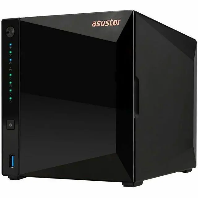 Alt view image 9 of 13 - Asustor AS3304T v2 Drivestor 4 Pro Gen2 4 Bay NAS, Quad-Core 1.7GHz CPU, 2.5GbE Port, 2GB DDR4 (Diskless)