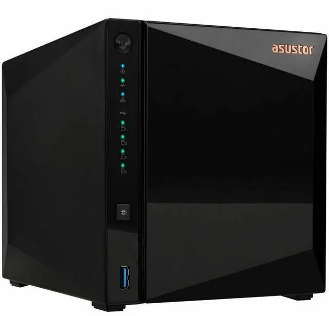 Alt view image 12 of 13 - Asustor AS3304T v2 Drivestor 4 Pro Gen2 4 Bay NAS, Quad-Core 1.7GHz CPU, 2.5GbE Port, 2GB DDR4 (Diskless)