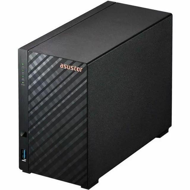 Alt view image 18 of 18 - Asustor AS1102TL Drivestor 2 Lite 2 Bay NAS, Quad-Core 1.7GHz CPU, 1GbE Port, 1GB DDR4 (Diskless)