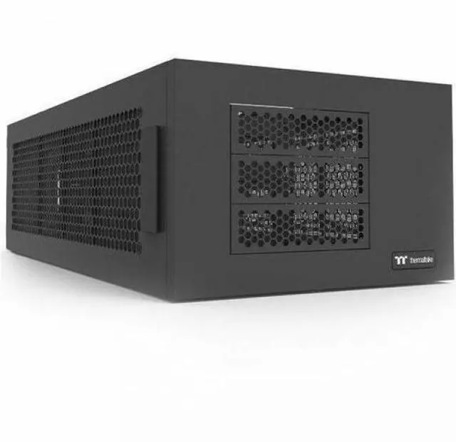 Alt view image 7 of 13 - Thermaltake AX100 Pedestal; for use with AX700 Chassis; 560mm Radiator Support; Mounting for up to x8 120mm or 140mm Fans; Support for up to 8X 3.5 or 2.5" Drives; CA-11C-00D1NN-00