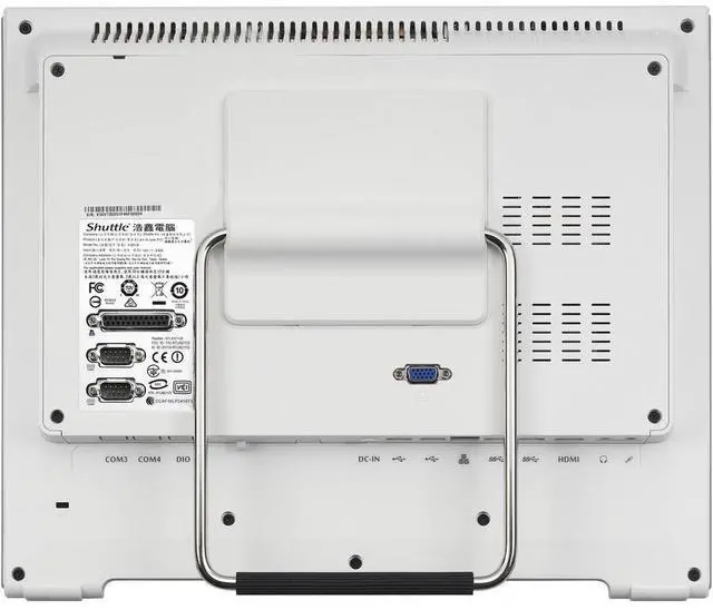 Alt view image 4 of 8 - Shuttle XPC X50V8U3 Barebone System - Desktop - Socket BGA-1528 - 1 x Processor Support - Core i3 10th Gen i3-10110U 2.10 GHz Dual-core (2 Core) - Intel Chip - 15.6" Active Matrix TFT LCD Touchsc