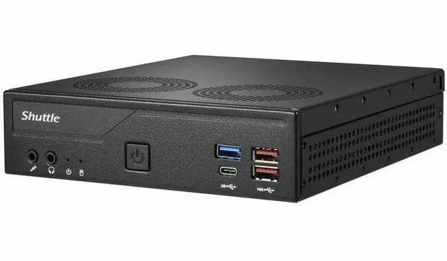 Main image of Shuttle XPC slim DH770 Barebone System - Slim PC - Socket LGA-1700 - Intel H770 Chip - 64 GB DDR5 SDRAM DDR5-5600/PC5-44800 Maximum RAM Support - 2 Total Memory Slots - Serial ATA/600, NVMe Controller
