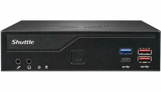 Alt view image 2 of 6 - Shuttle XPC slim DH770 Barebone System - Slim PC - Socket LGA-1700 - Intel H770 Chip - 64 GB DDR5 SDRAM DDR5-5600/PC5-44800 Maximum RAM Support - 2 Total Memory Slots - Serial ATA/600, NVMe Controller