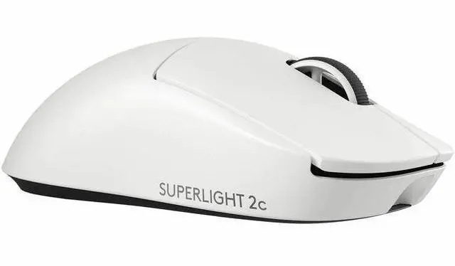 Alt view image 8 of 14 - Logitech G PRO X SUPERLIGHT 2c wireless gaming mouse 51 g pro-grade compact mouse with 5 programmable buttons USB-C charging 44K DPI sensor up to 8 kHz polling for PC/Mac White 910007528