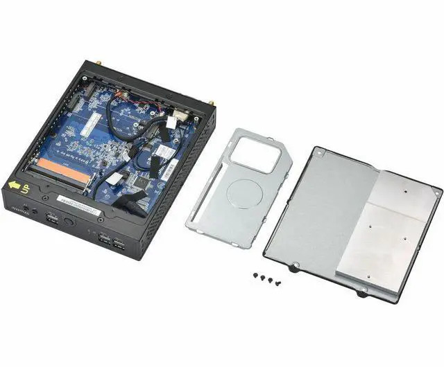 Alt view image 6 of 8 - Shuttle XPC slim DS50U3 Barebone System - Slim PC - 1 x Processor Support - 1 Core i3 13th Gen i3-1315U 1.20 GHz Dual-core (2 Core) - Intel Chip - 64 GB DDR5 SDRAM DDR5-5200/PC5-41600 Maximum RAM Supp