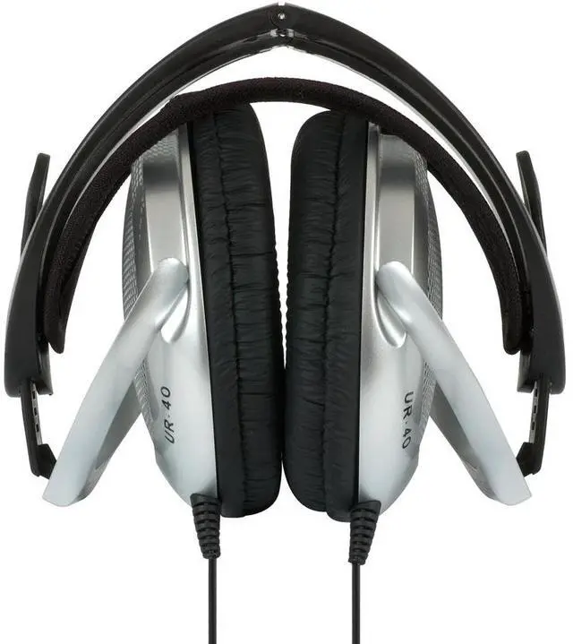 Alt view image 7 of 7 - KOSS Yellow UR40 3.5mm Connector Lightweight Headphones