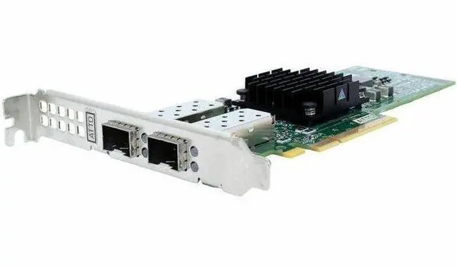 Main image of ATTO FastFrame N422 25Gigabit Ethernet Card - PCI Express 3.0 x8 - 25 Gbit/s Data Transfer Rate - 2 Port(s) - Optical Fiber - Low Profile Bracket Height - 25GBase-X - SFP28 - Plug-in Card