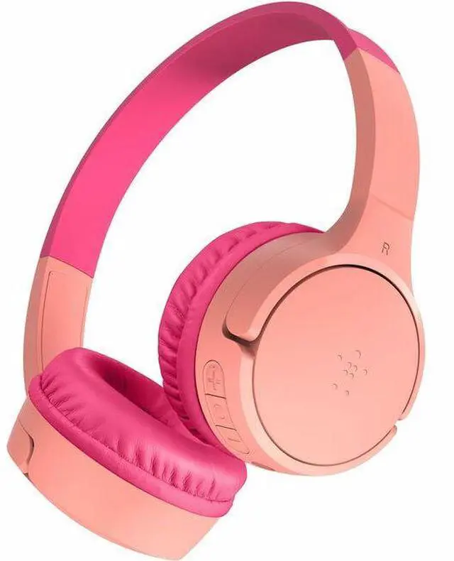 Alt view image 8 of 10 - Belkin SoundForm Children's Mini Wireless Headphones Pink AUD002BTPKV3