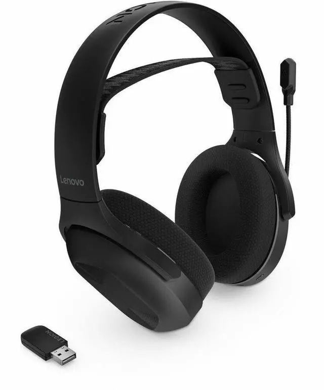 Alt view image 12 of 14 - Lenovo Legion H410 Wireless Gaming Headset, For Gaming