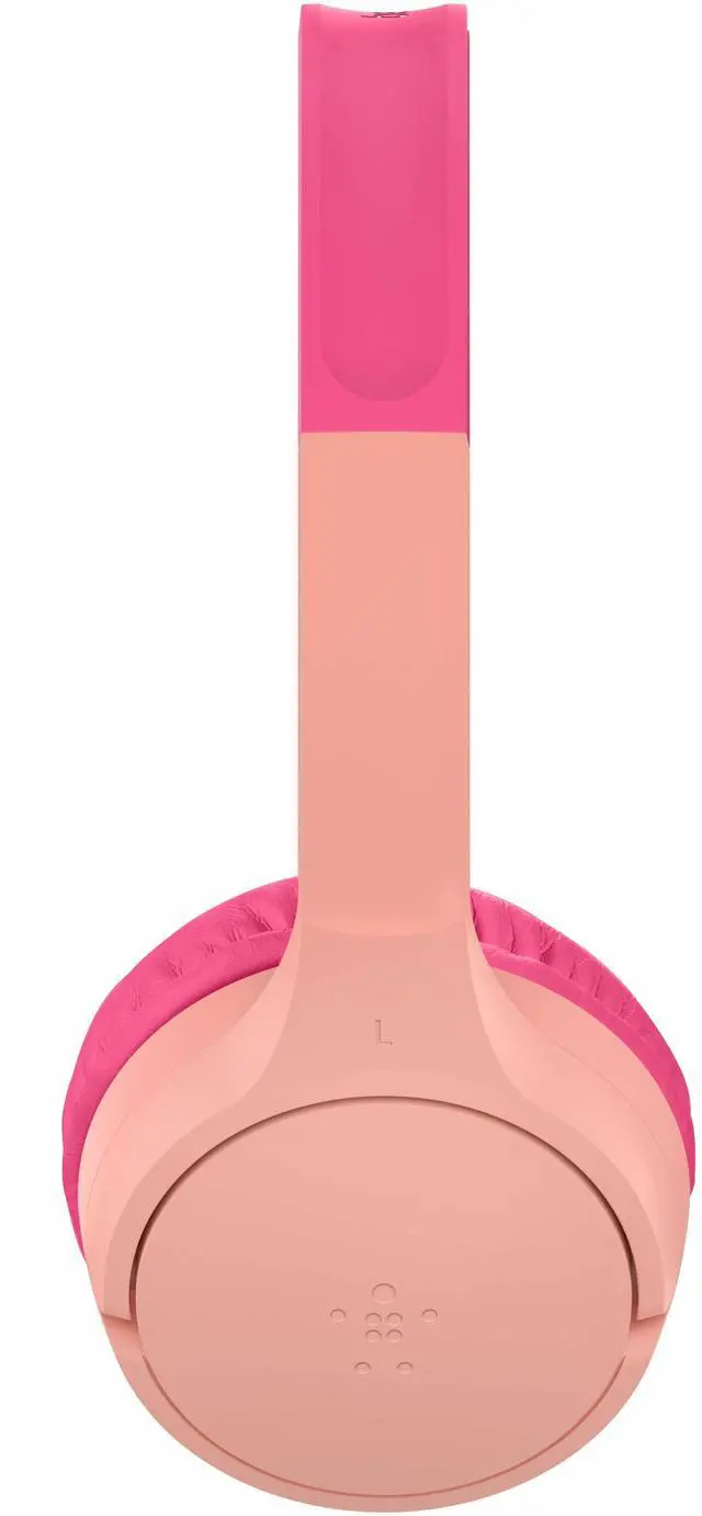 Alt view image 9 of 10 - Belkin SoundForm Children's Mini Wireless Headphones Pink AUD002BTPKV3