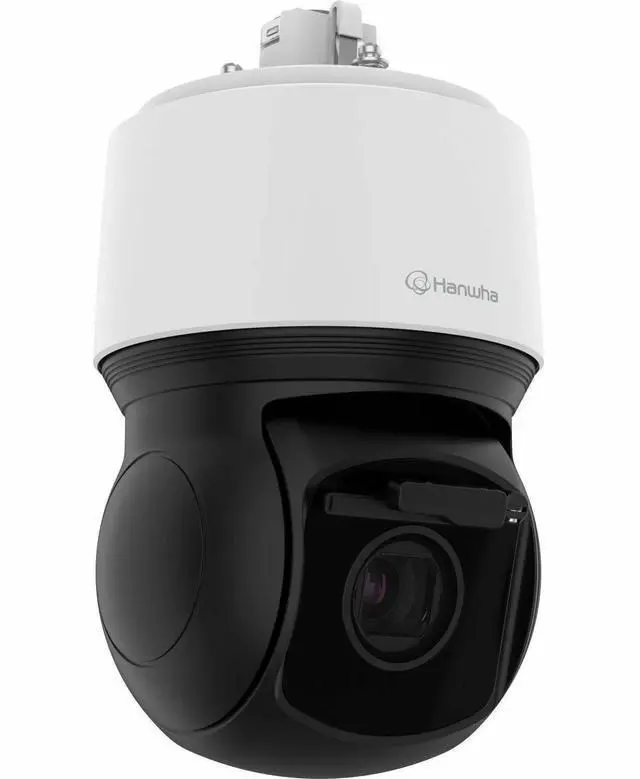 Alt view image 8 of 9 - Hanwha Techwin XNP-C6403RW 2MP IR WDR ICR Outdoor Network H.265 PoE++ Built-in Wiper PTZ Camera with 4.25~170mm 40XOptical/32XDigital Zoom Lens, Aluminum/Polycarbontate, White/Black Color