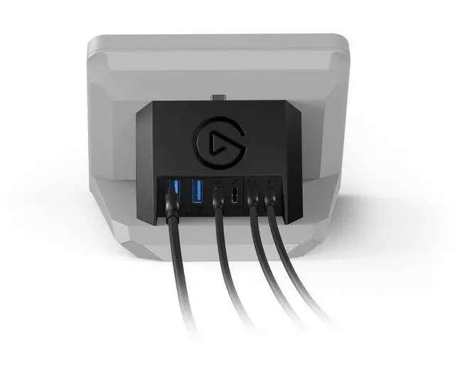 Alt view image 4 of 7 - Elgato USB Hub Multiport Adapter for Stream Deck + - USB Type C - 640 MB/s - Notebook, Desktop - Desktop - 6 USB Port(s) - PC, Mac