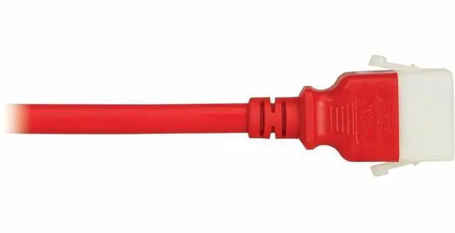 Alt view image 5 of 7 - PDU POWER CORDS, C19 TO P-LOCK C20 - HEAVY-DUTY, 20A, 250V, 12 AWG, 6 FT. (1.8 M