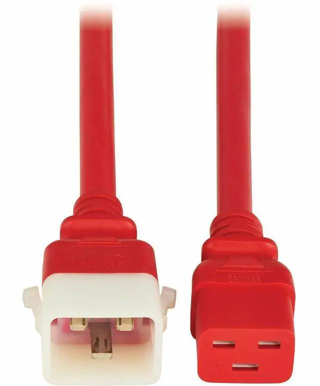 Alt view image 6 of 7 - PDU POWER CORDS, C19 TO P-LOCK C20 - HEAVY-DUTY, 20A, 250V, 12 AWG, 6 FT. (1.8 M