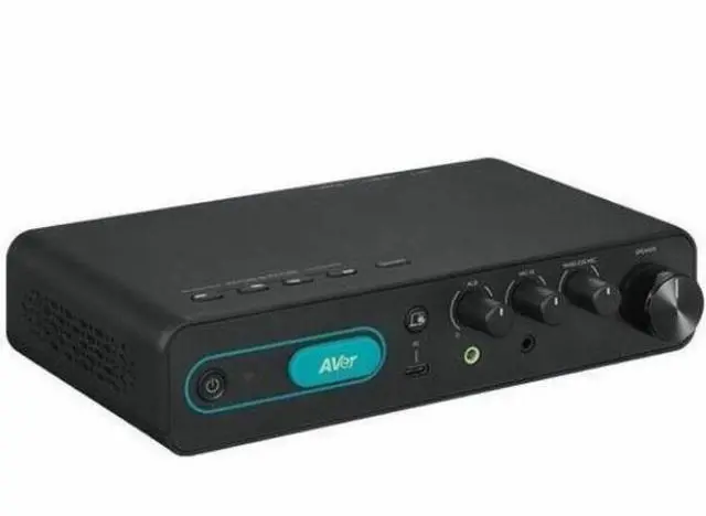 Alt view image 7 of 9 - AVer Ampli Wave SAA5 Instructional Audio System Pendant Microphones Teacher Student Mic Microphone receiver dongle Box SAB5V2 Audio Receiver/Amplifier BoxWall Mount Speakers Box