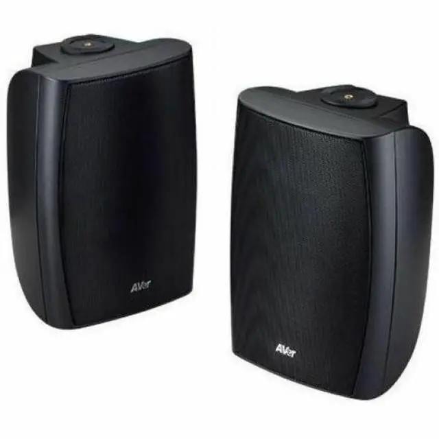 Alt view image 9 of 9 - AVer Ampli Wave SAA5 Instructional Audio System Pendant Microphones Teacher Student Mic Microphone receiver dongle Box SAB5V2 Audio Receiver/Amplifier BoxWall Mount Speakers Box