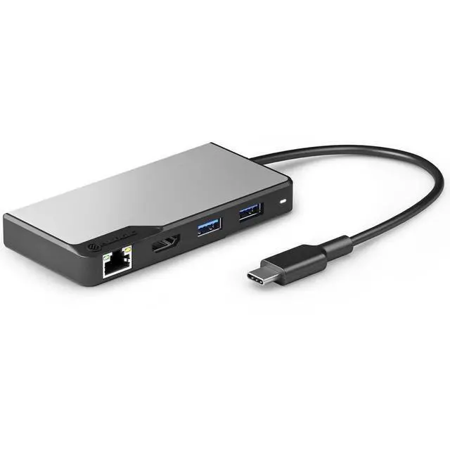 Alt view image 10 of 12 - ALOGIC UCFUPRGEV2-SGR USB-C Fusion ALPHA 5-in-1 Hub V2