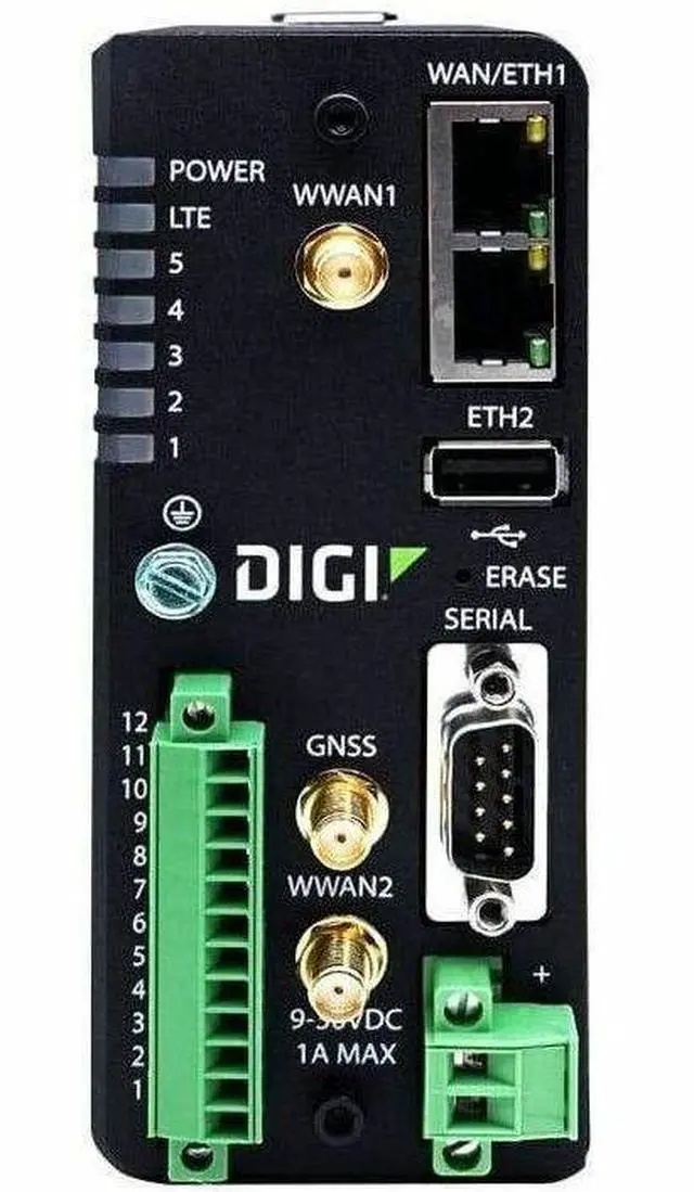 Alt view image 11 of 15 - Digi IX30  LTE-A Cat 7 North America, FirstNet Capable, dual Ethernet, RS-232/422/485, GNSS
