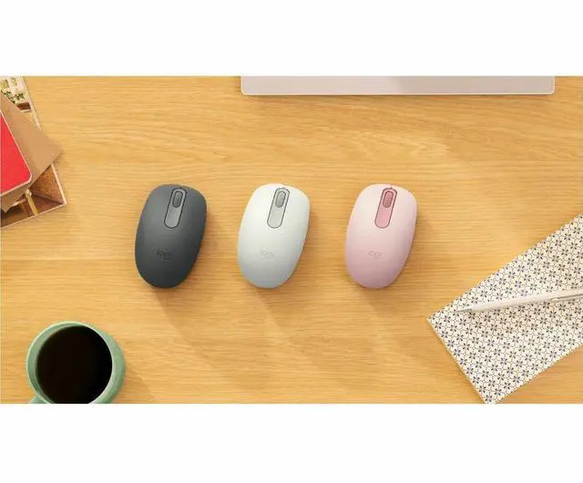 Alt view image 2 of 13 - Logitech M196 Mouse - Optical - Wireless - 32.81 ft - Bluetooth - Graphite - 1000 dpi - Scroll Wheel - Small/Medium Hand/Palm Size - Symmetrical - 1 x AA Battery Supported