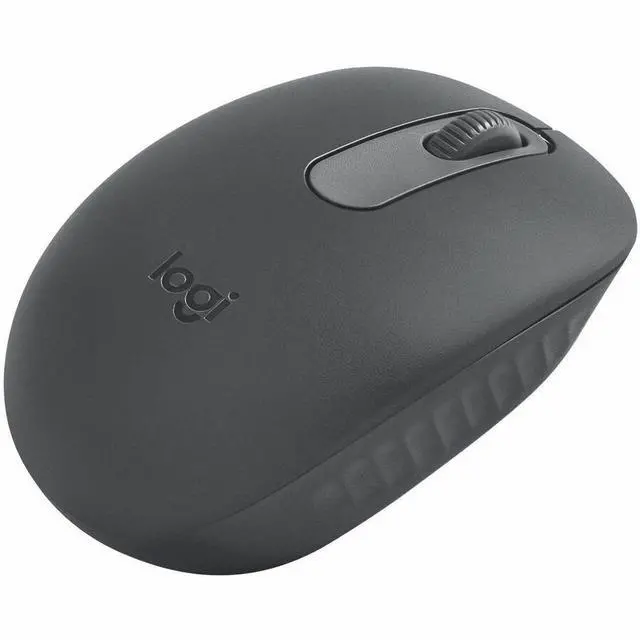 Alt view image 3 of 13 - Logitech M196 Mouse - Optical - Wireless - 32.81 ft - Bluetooth - Graphite - 1000 dpi - Scroll Wheel - Small/Medium Hand/Palm Size - Symmetrical - 1 x AA Battery Supported